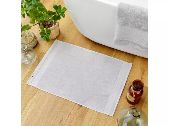 EMMA - Tapis de Bain 50x70cm en Coton Bio Coloris Nuage