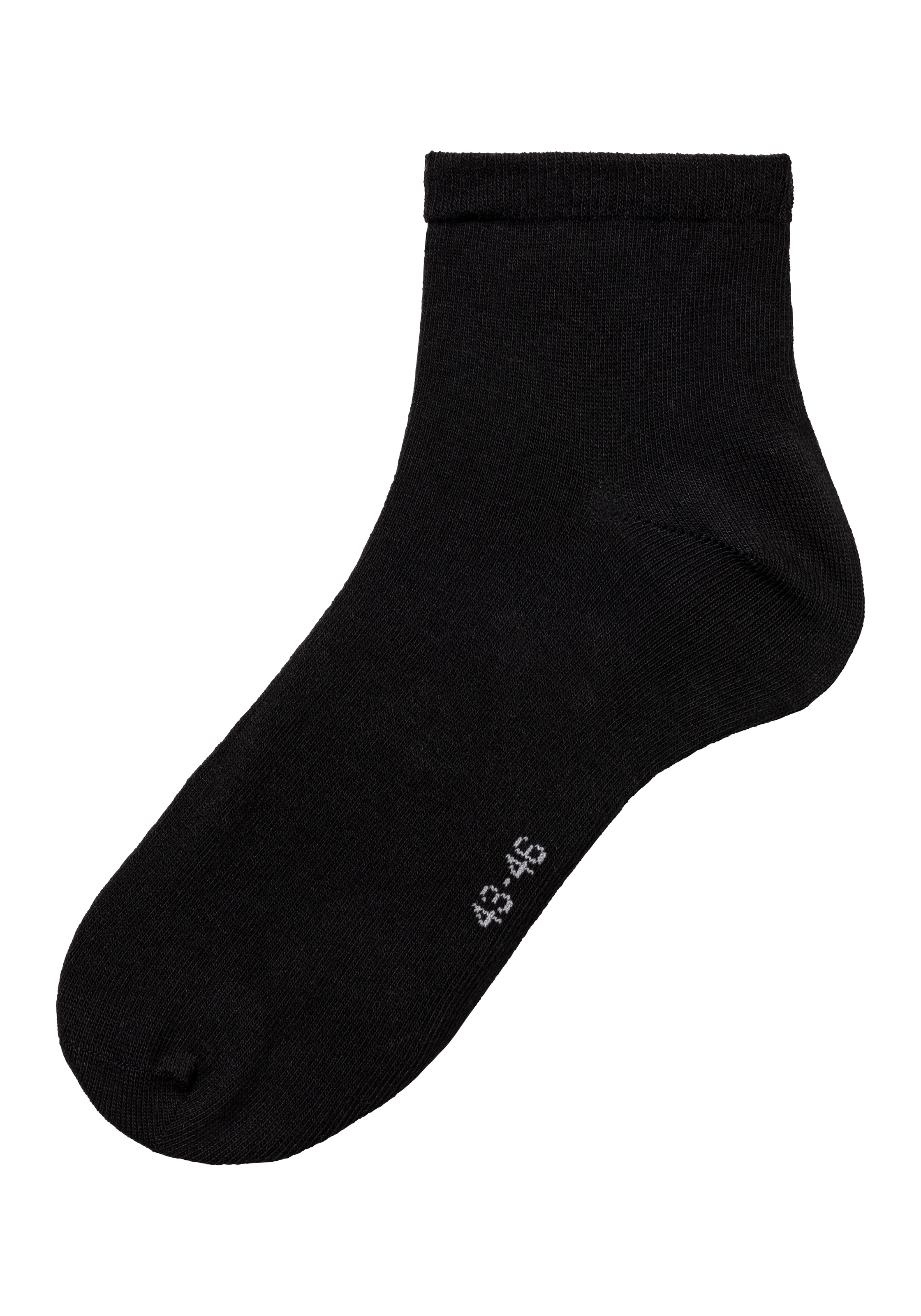 Bench. Kurzsocken Packung, 6 Stk. tlg. mit eingestricktem Markenlogo im Bündchen