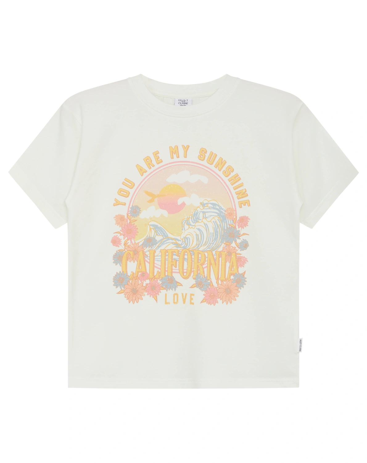 T-Shirt ABIR CALIFORNIA LOVE in ivory