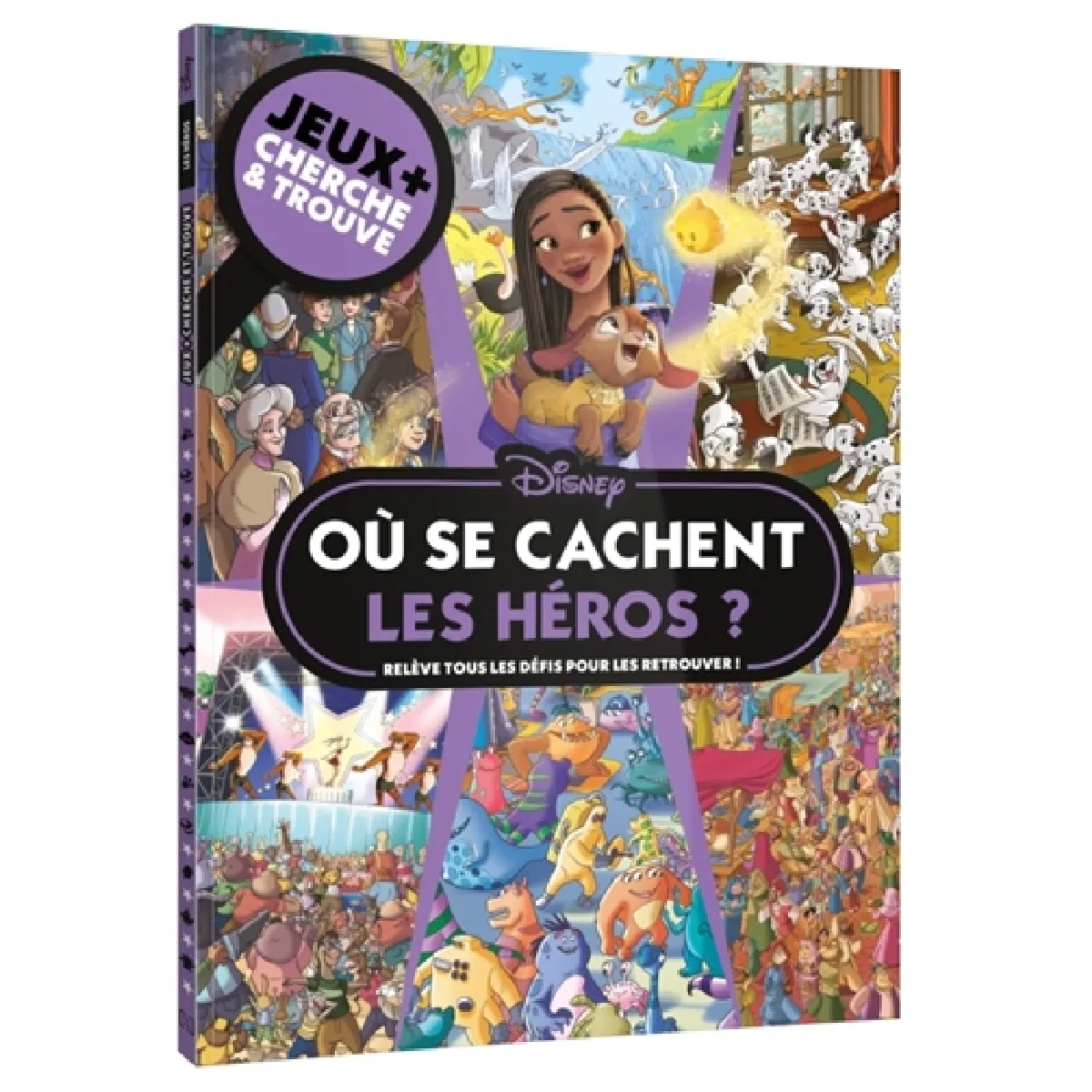 DISNEY : Où se cachent les héros ? : Jeux + Cherche et trouve