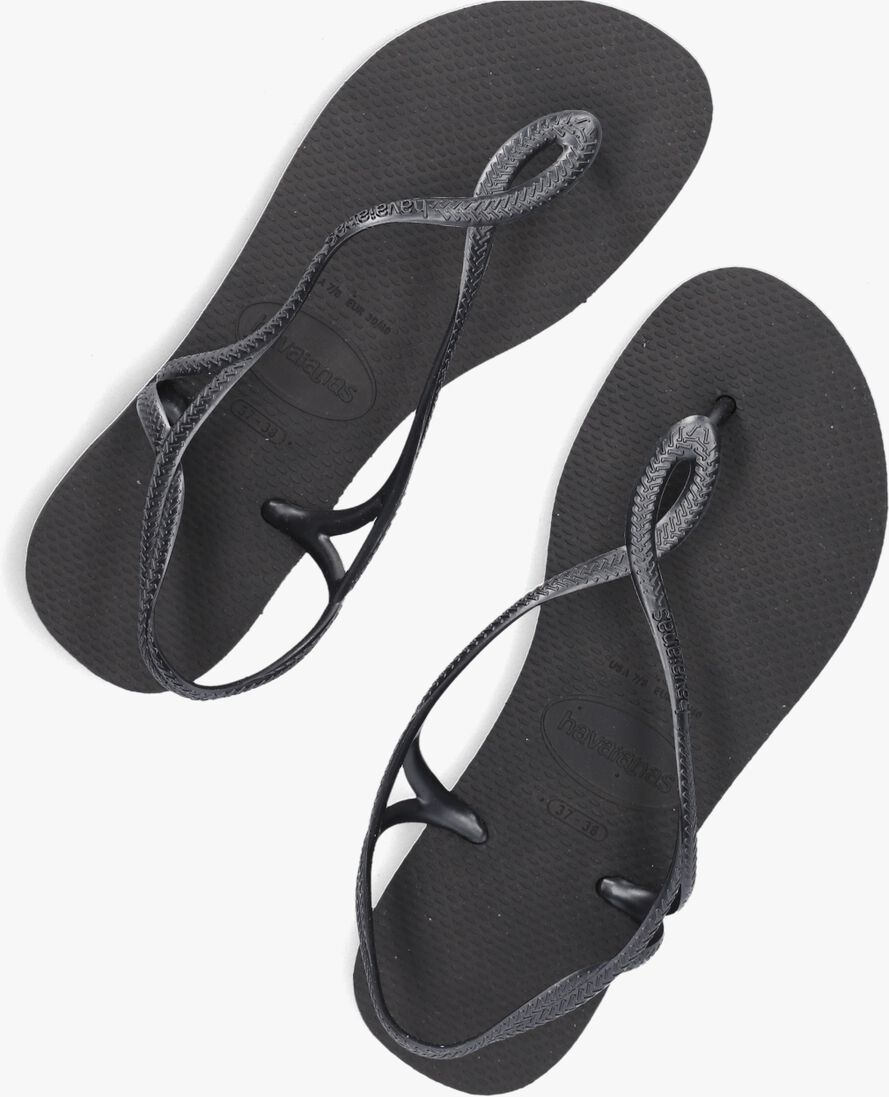 HAVAIANAS zwarte havaianas teenslippers luna