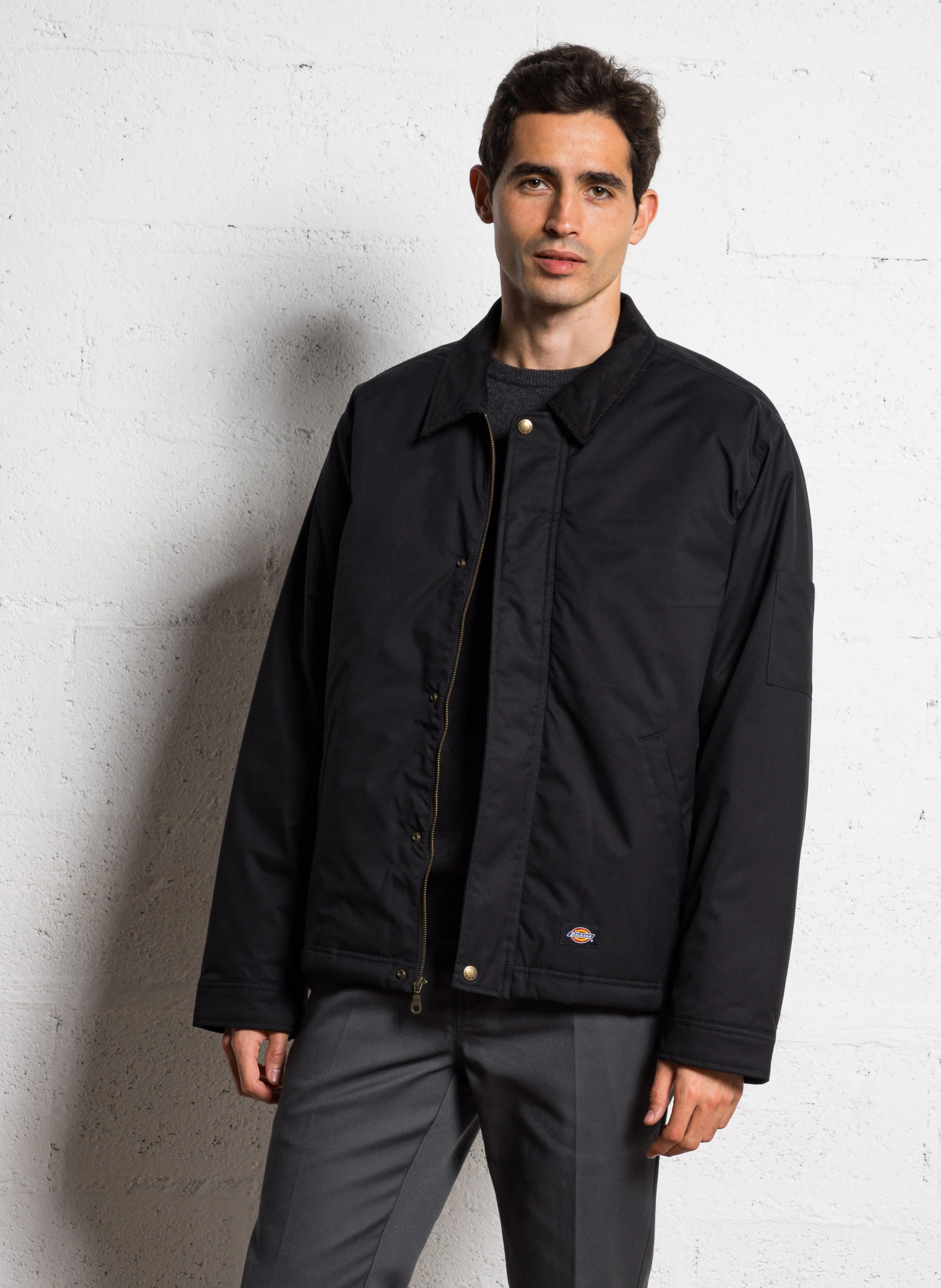 PLAINS - Veste oversize à col classique | Noir