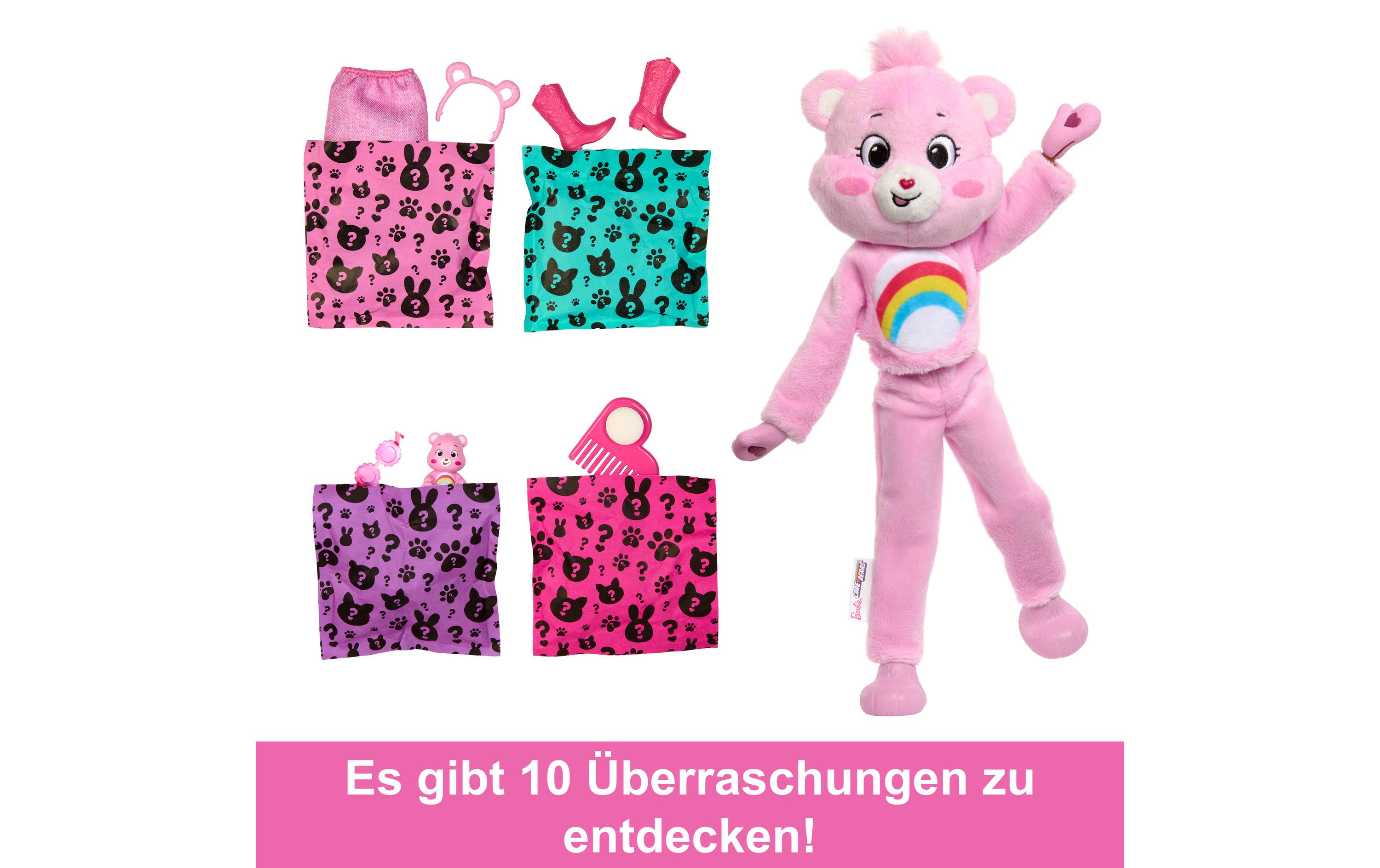 Puppe Cutie Reveal Care Bears 2 - HurrabärchiBarbie-Puppe aus der Cutie Reveal-Reihe