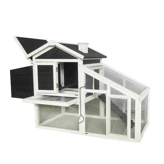 Poulailler Savannah en bois avec pondoir - 150x66x93 cm