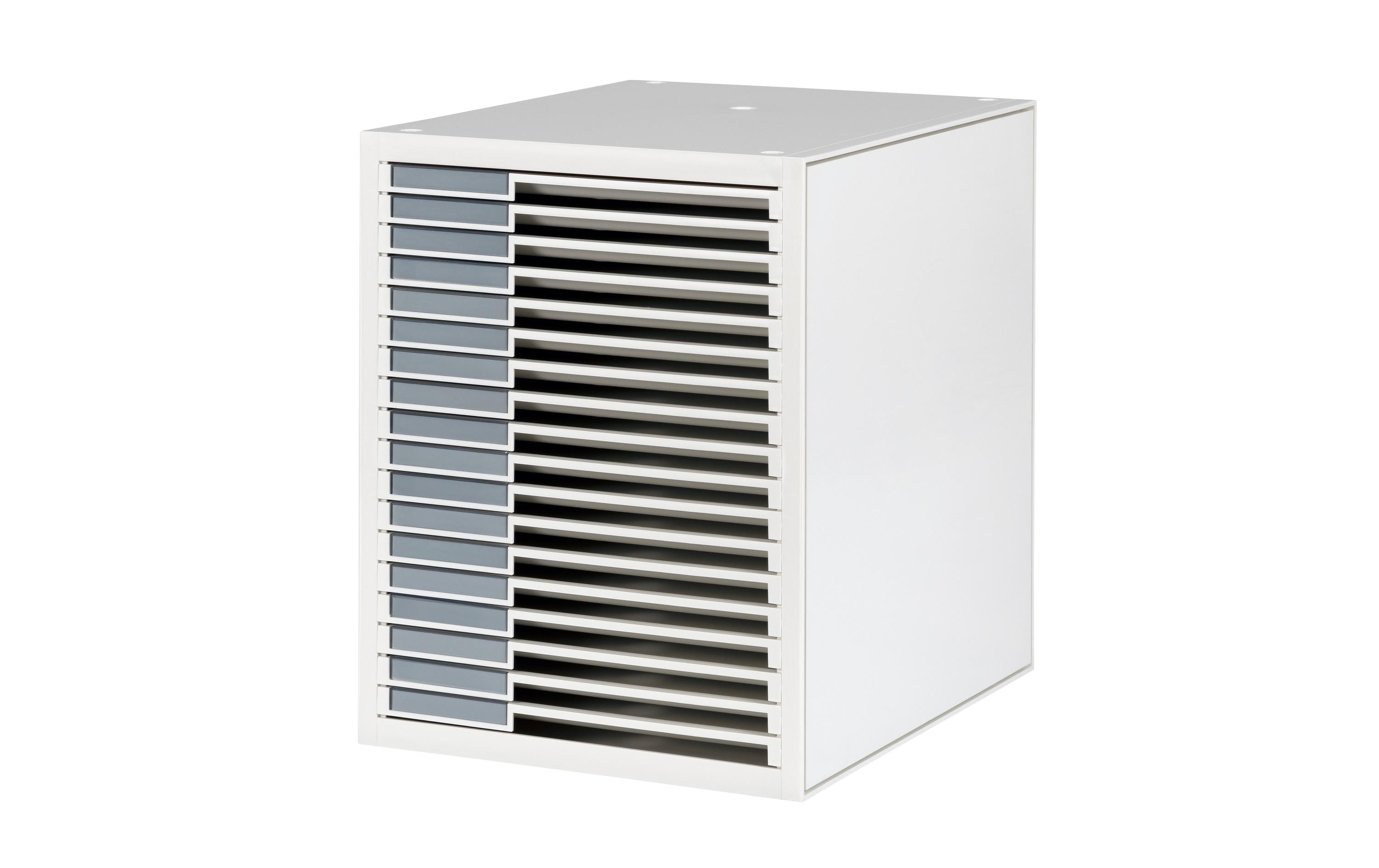 Schubladenbox Styrokay 18 Schubladen<br>Box für wichtige Dokumente