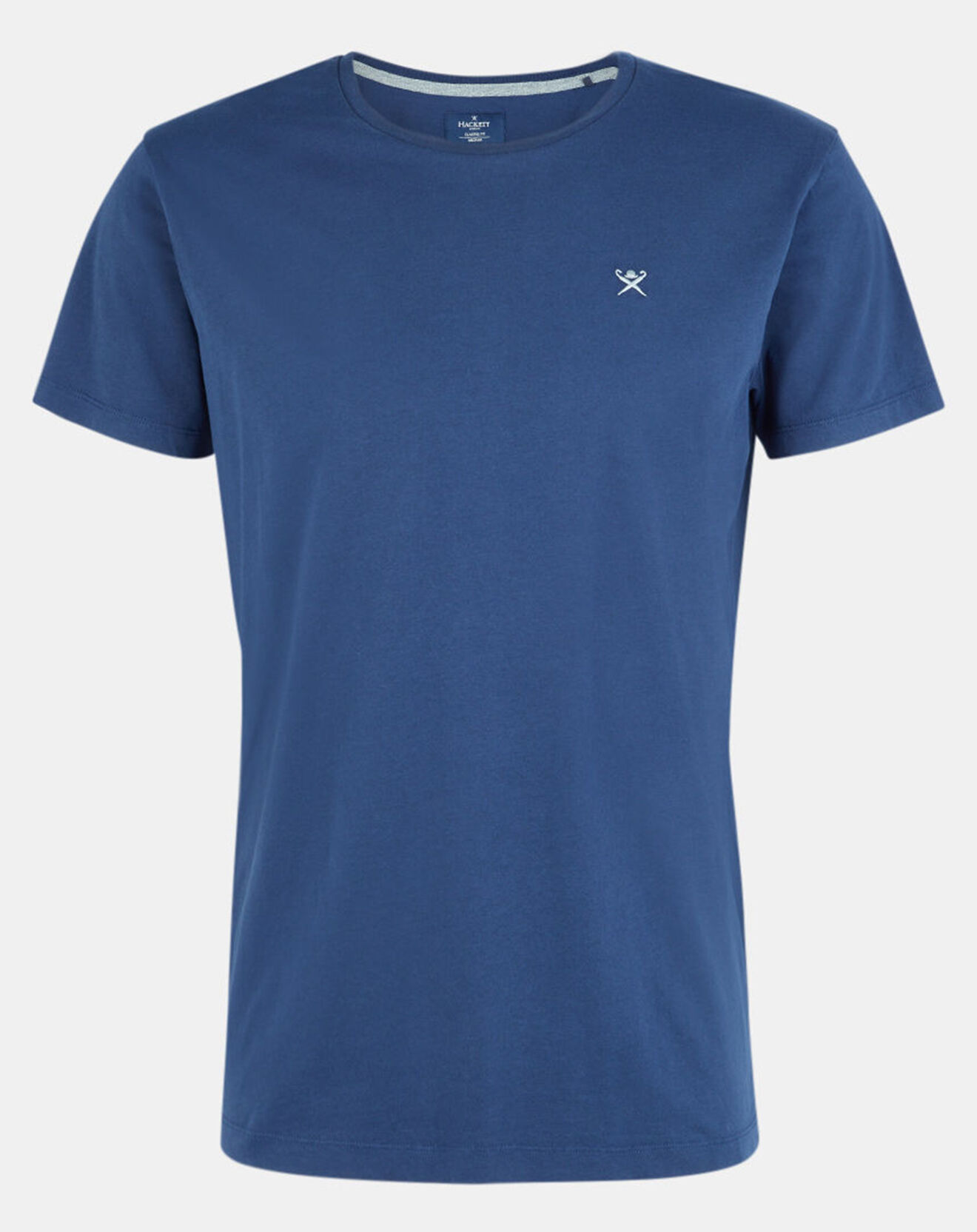 Hackett London T-Shirt Uni Logo bleu foncé