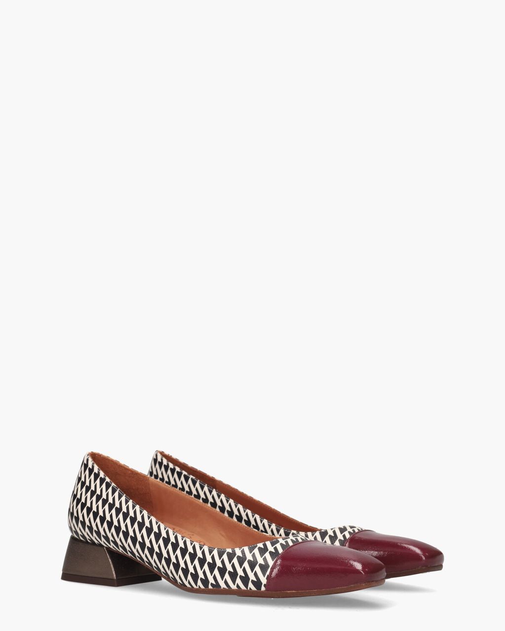 Chie Mihara Hailu Zwart/Off-White/Multicolor Damespumps