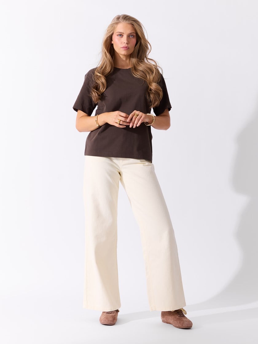 Gabby t-skjorte Chocolate Brown