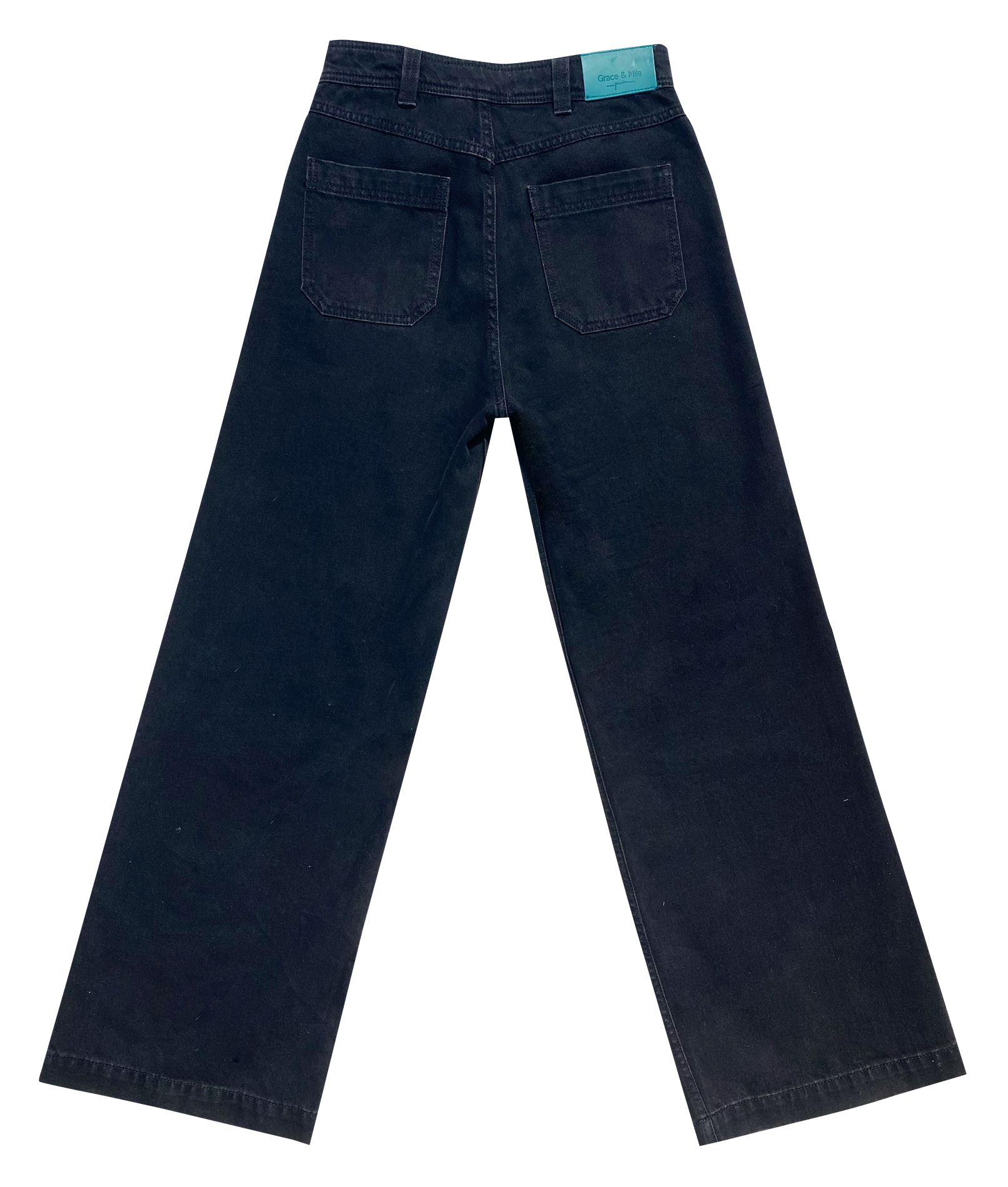 Jean baggy en coton | Noir