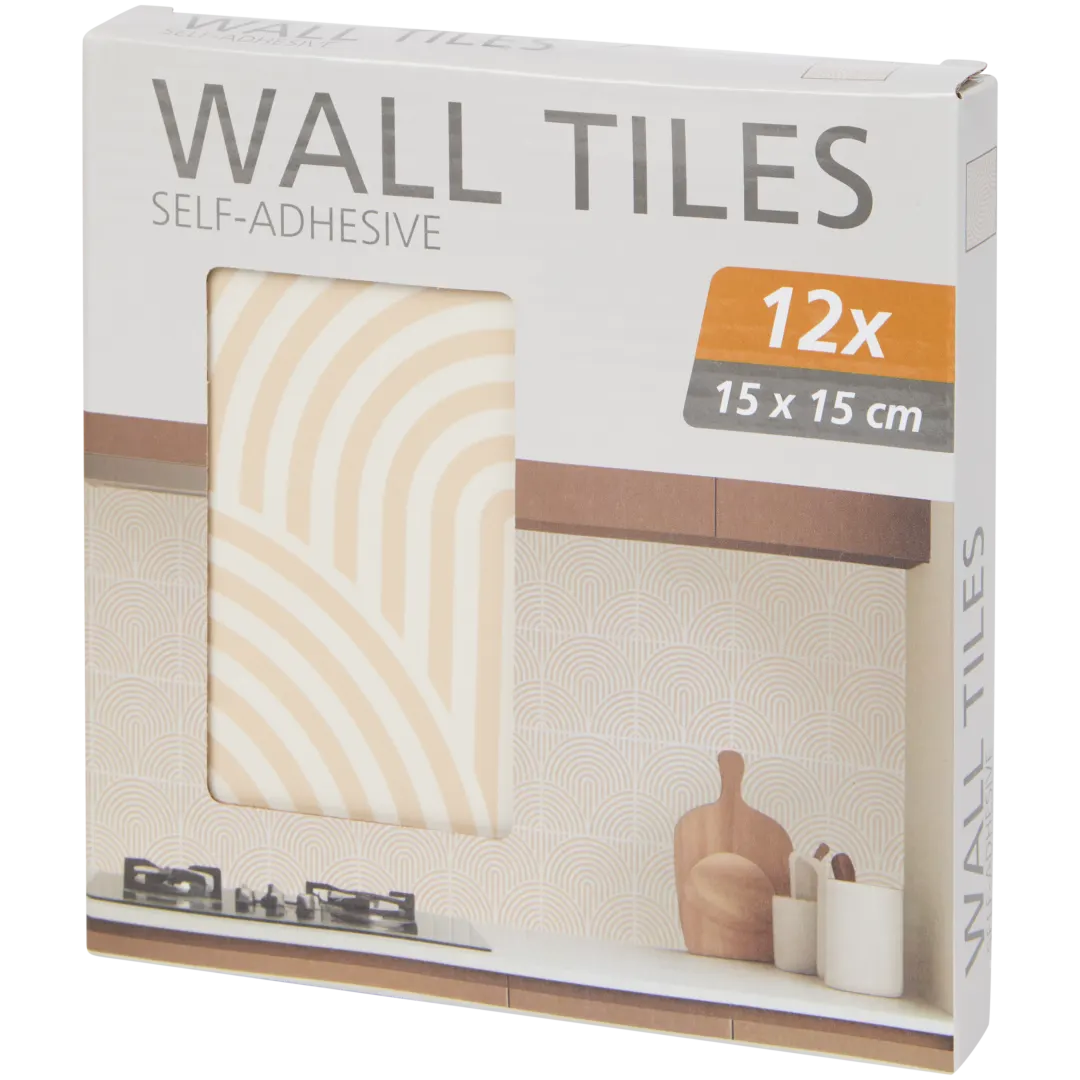 Zelfklevende wandtegels 12 stuks | 15 x 15 cm | diverse varianten