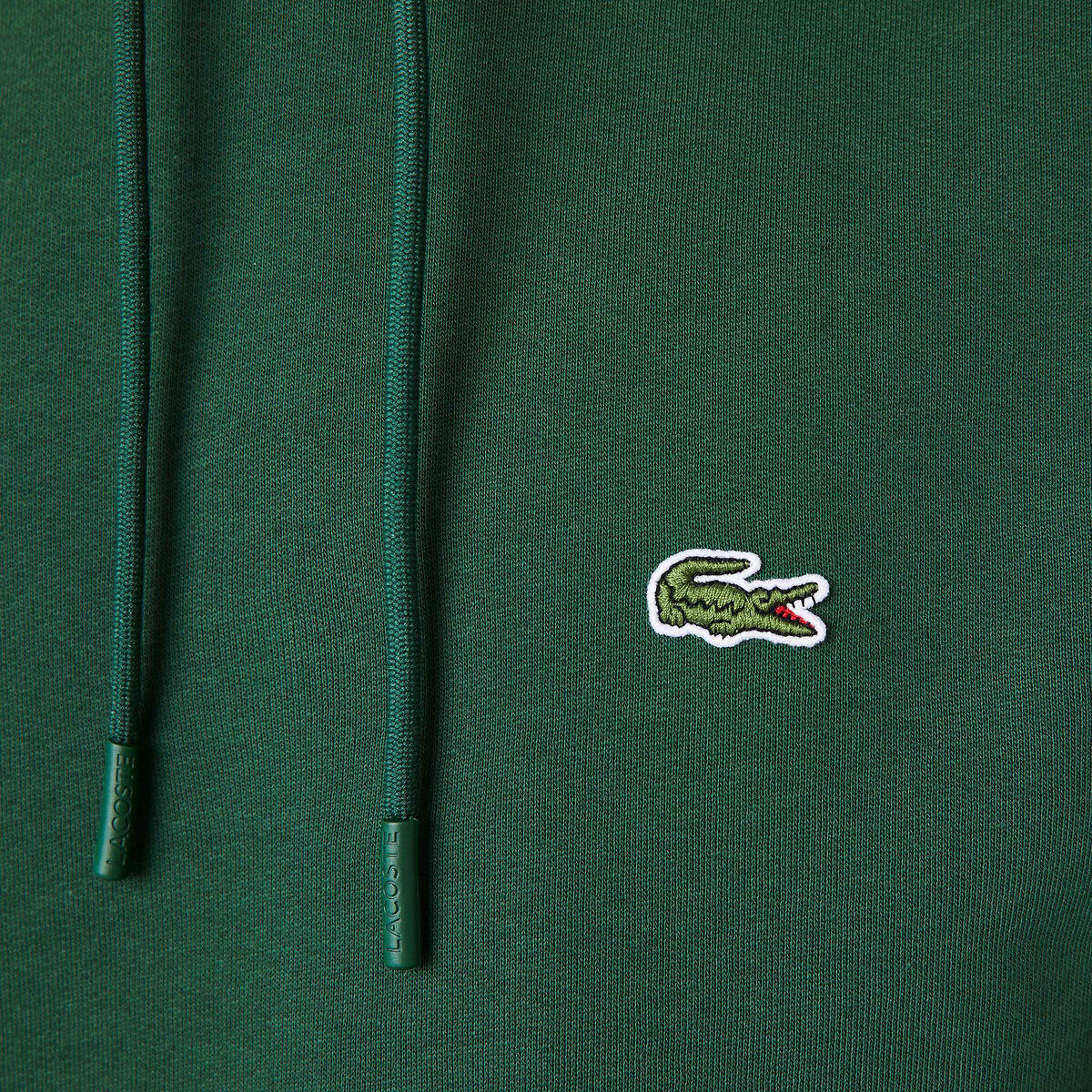 Moletom com capuz de algodão LACOSTE