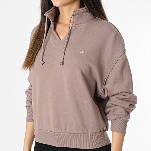 Sweat Col Montant Femme Classics HS0397 Taupe