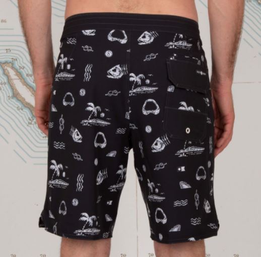 Salty Crew Stringer Utility Boardshort Black