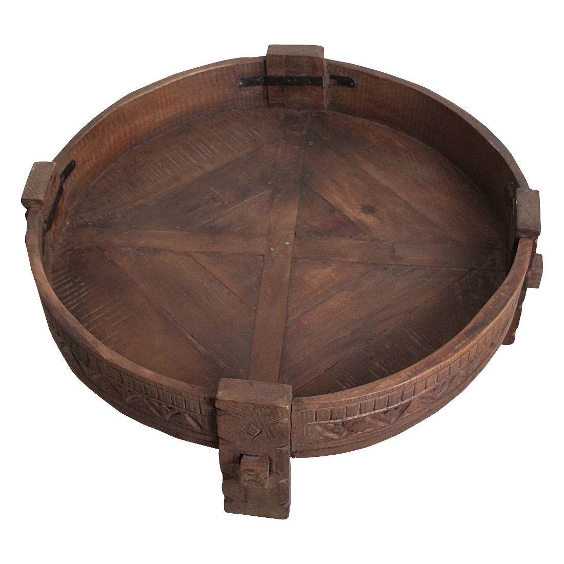 Bijzettafel Grinding bruin - TAOW36