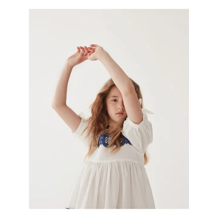The Middle Daughter Robe Popeline de Coton | Blanc