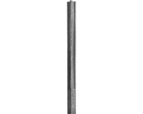 Standaard hoekpaal, enkelzijdig, 193/248 x 11 x 11 cm, grijs