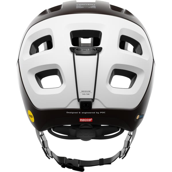Casque VTT POC TECTAL RACE MIPS URANIUM BLACK/HYDROGEN WHITE MATT