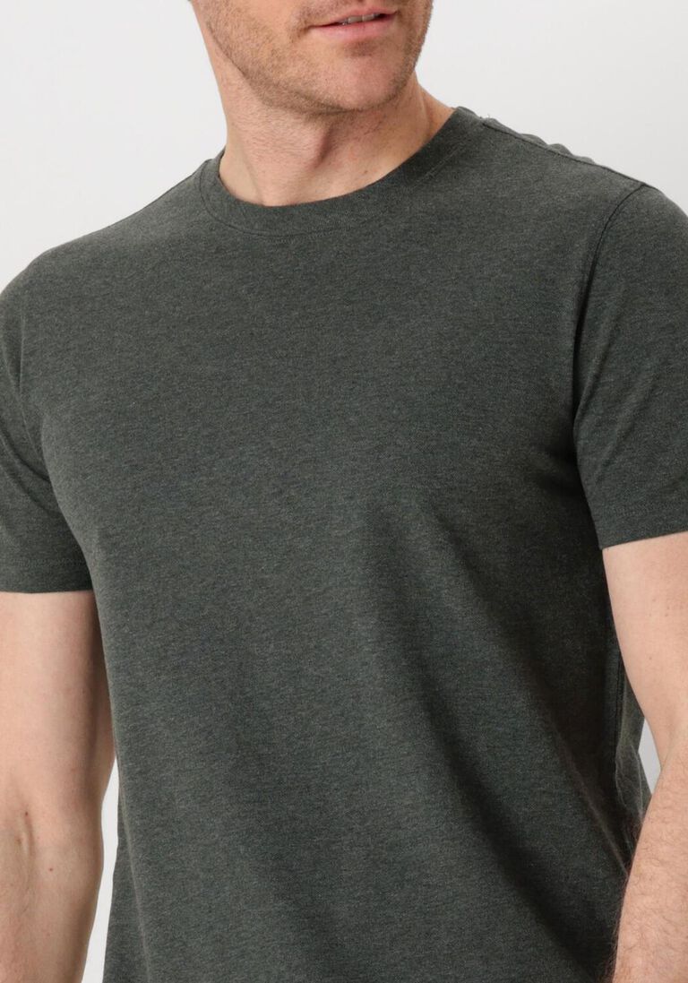 donkergroene profuomo t-shirt t-shirt crew neck ss