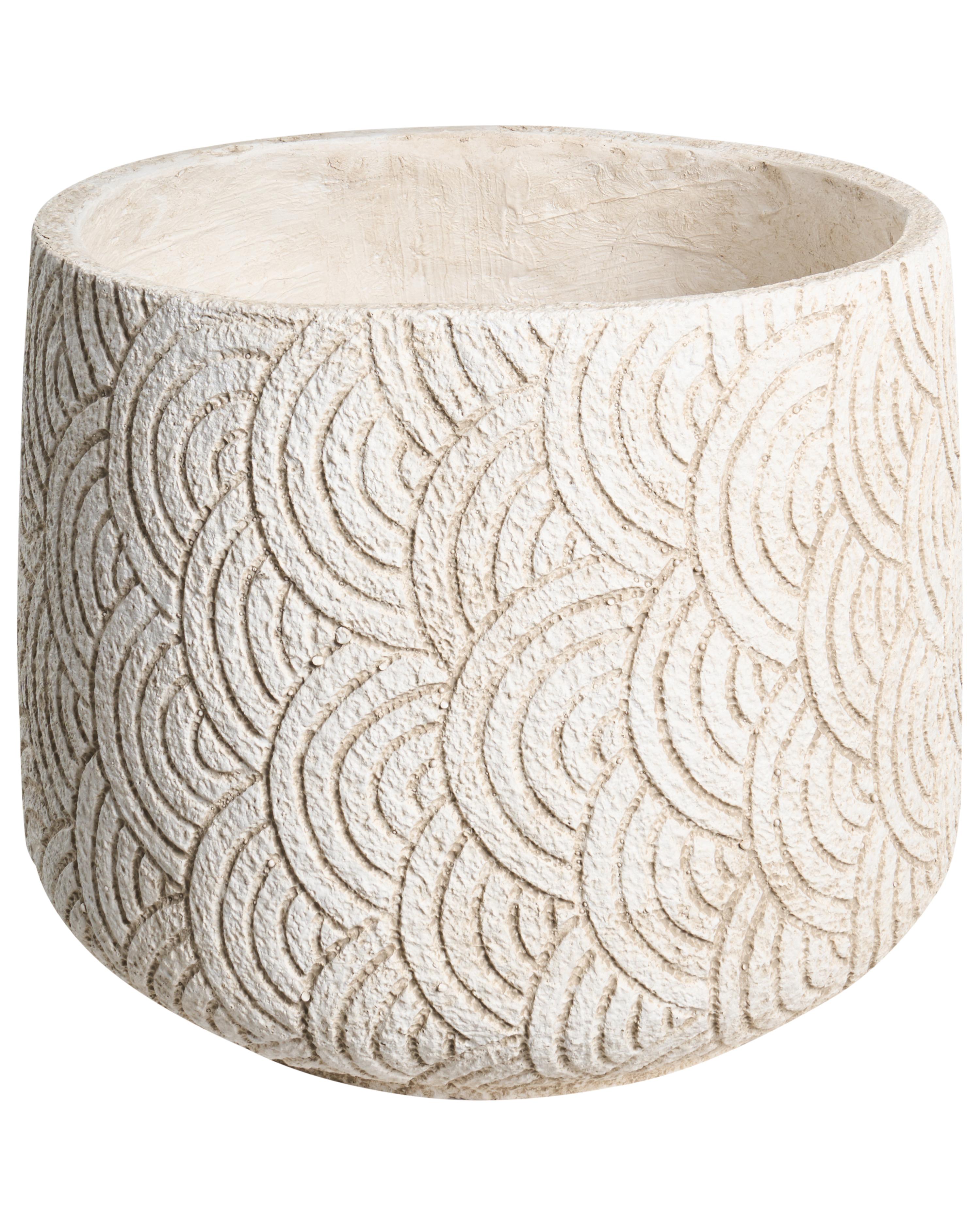 Bloempot ERIROS 31 cm Lichtbeige