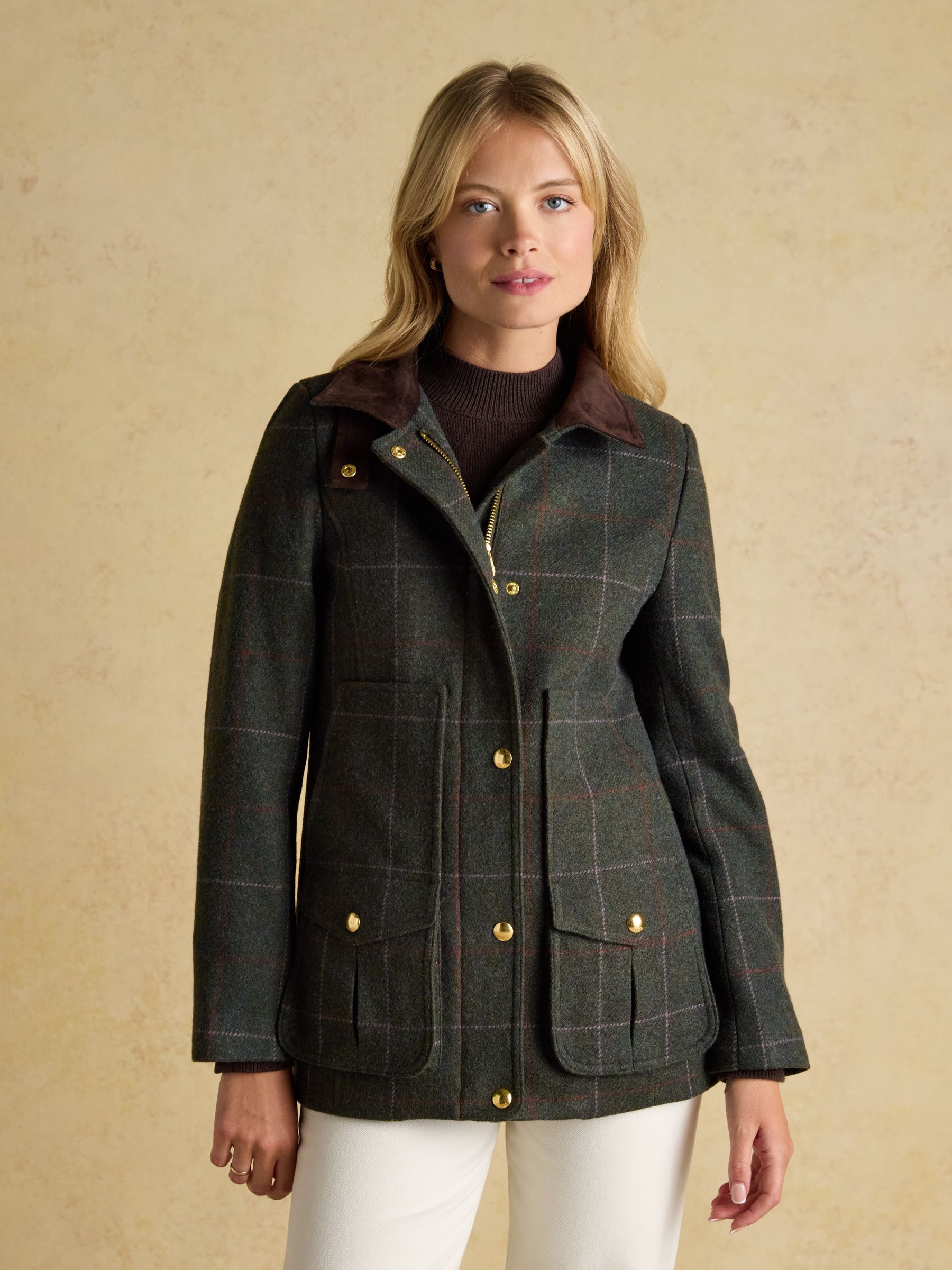 Joules Classic Fieldcoat Tweed Coat