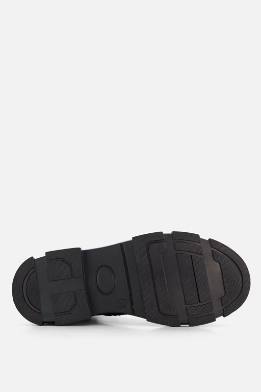 Vingino Jennifer Veterboots zwart Leer