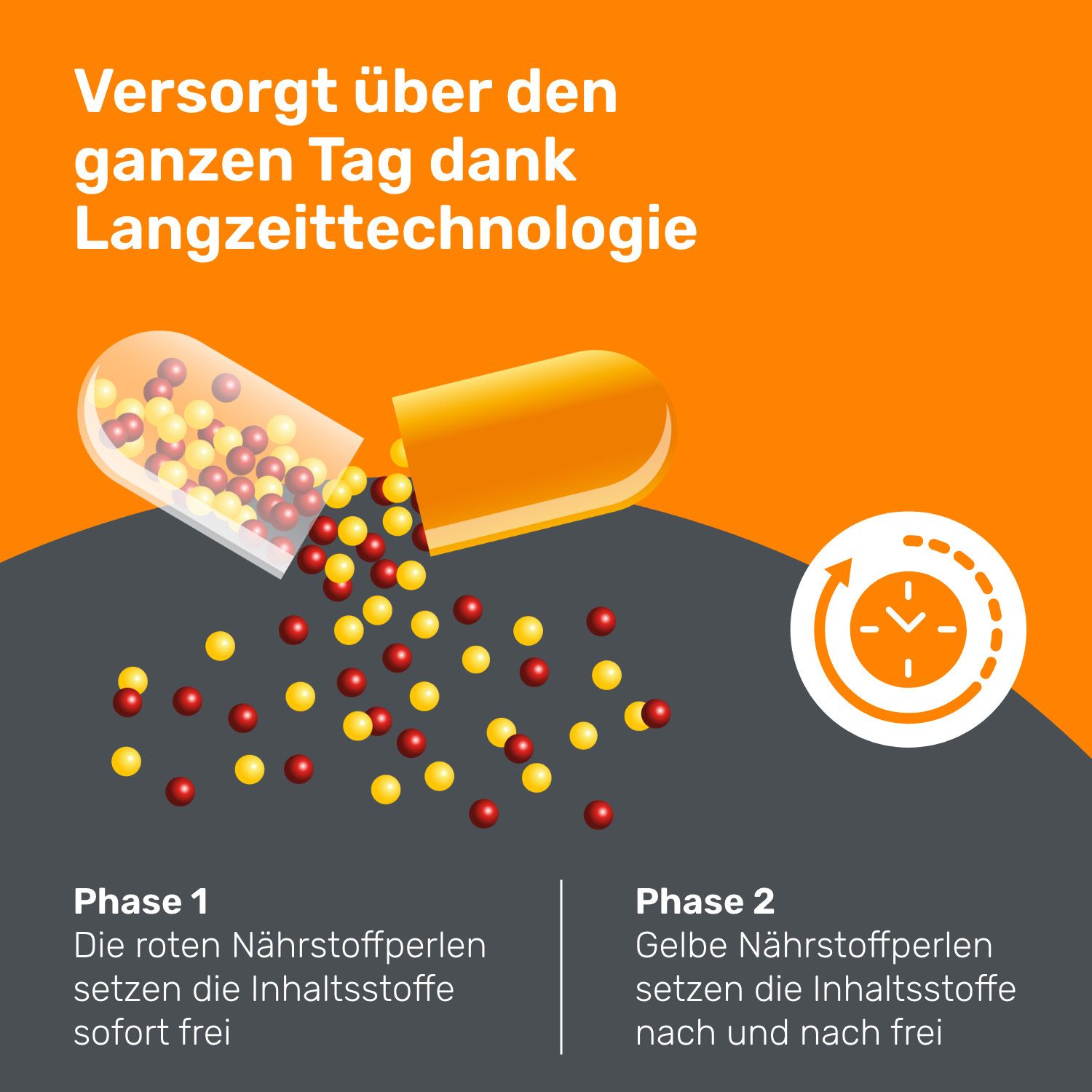 EUNOVA® Langzeit 50+ - Multivitaminpräparat für Menschen ab 50 Jahren