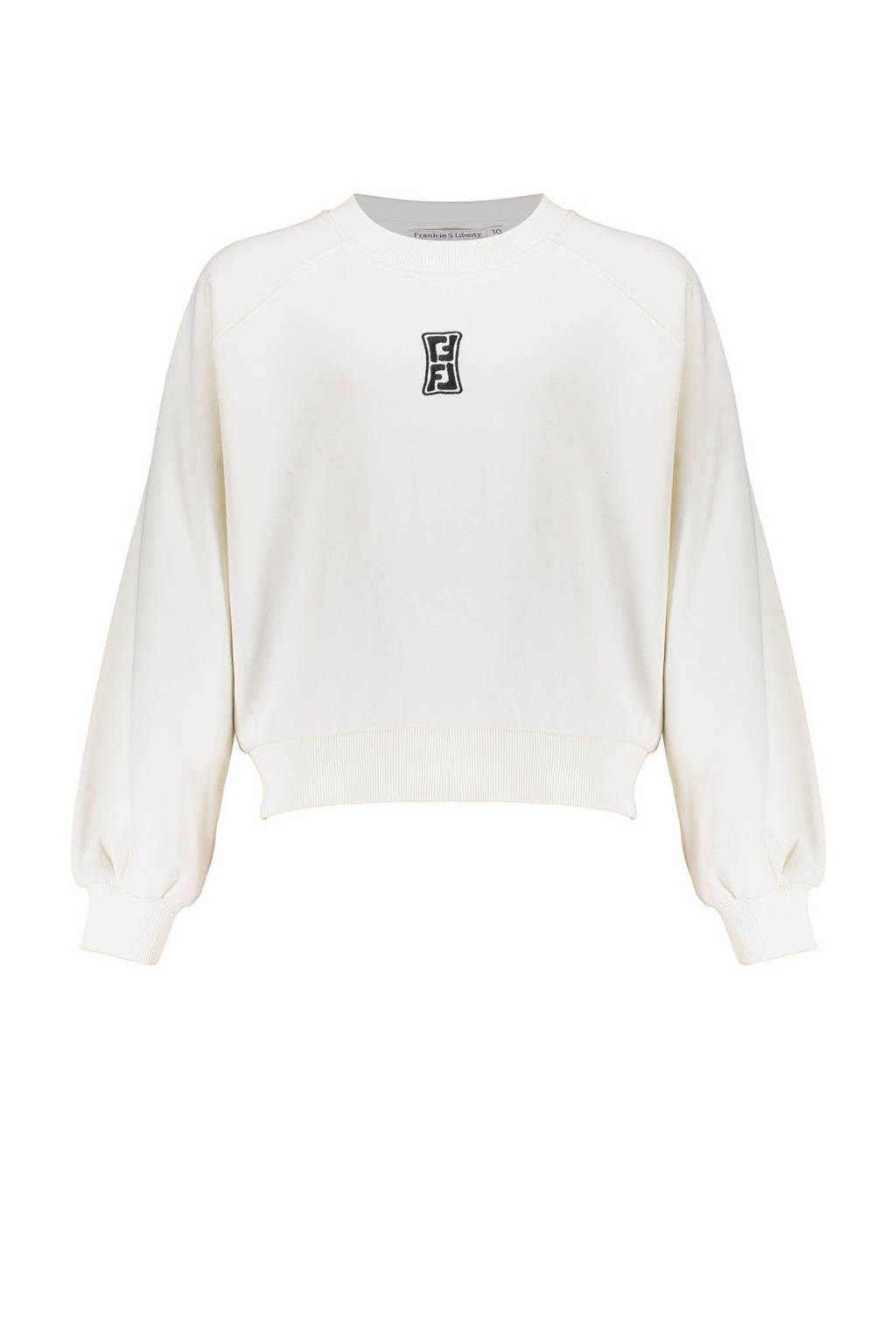Frankie&Liberty sweater met printopdruk wit