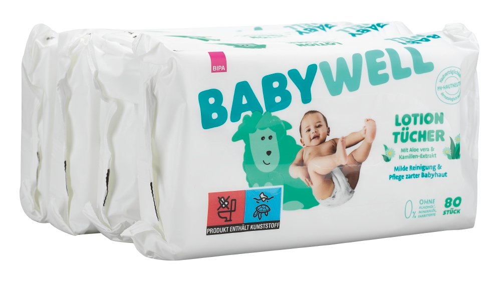 Babywell Lotion Tücher