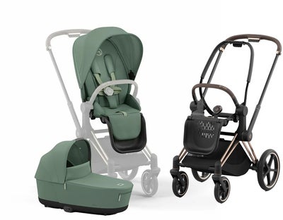 Cybex Priam Duovogn, Peach Pink/Rose Gold