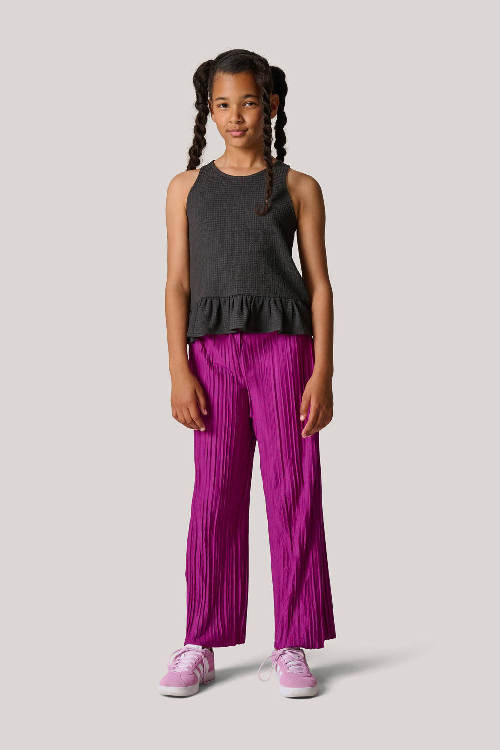 Shoeby wide leg broek paars