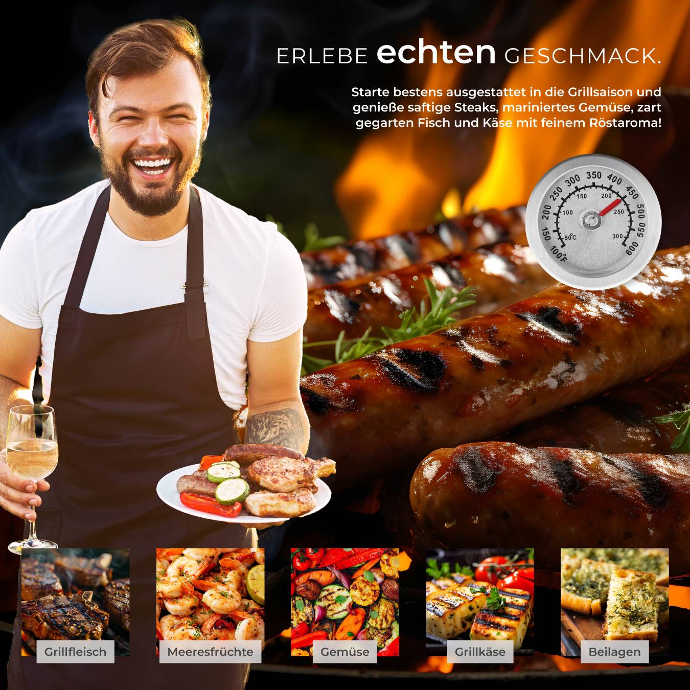 Holzkohlegrill