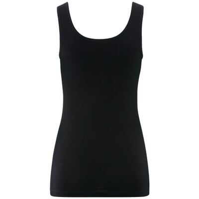 Damen-Tanktop, Schwarz