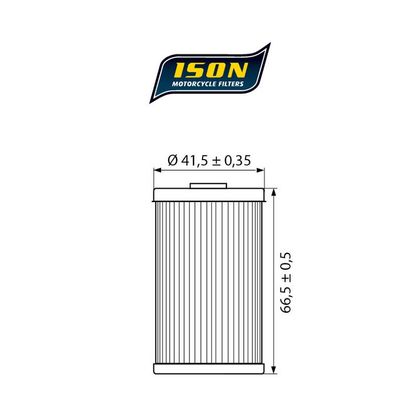 Filtre à huile Ison 155 ELEMENT Type Origine