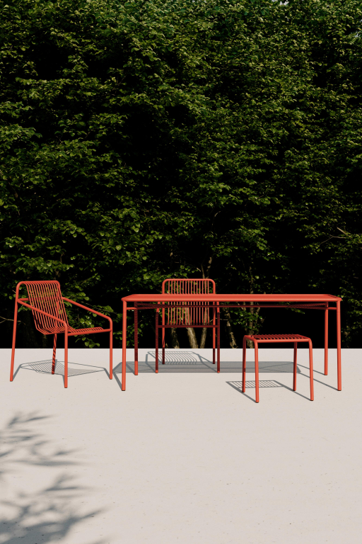 Objekte unserer Tage Ivy tuintafel 170x80 Sienna Red