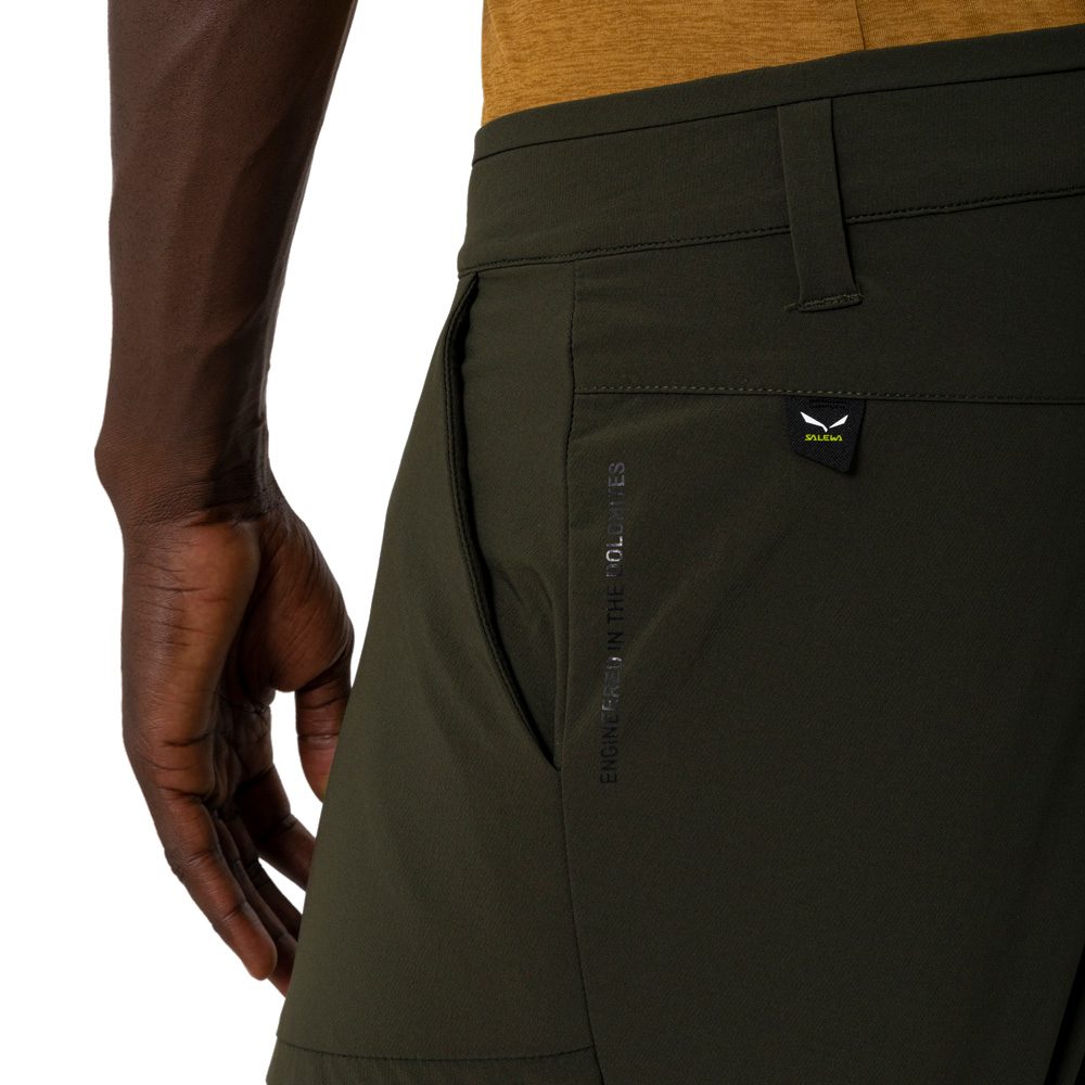 SALEWA Puez DST Cargo Softshellhose Herren dark olive