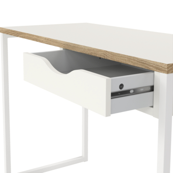 Bureau Loek wit 76,5x110x48,4cm