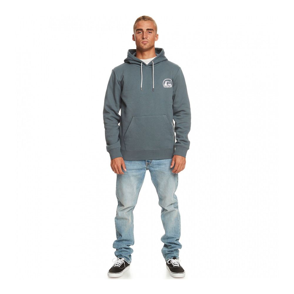 Quiksilver CLEAN CIRCLE - Sweat Homme dark slate
