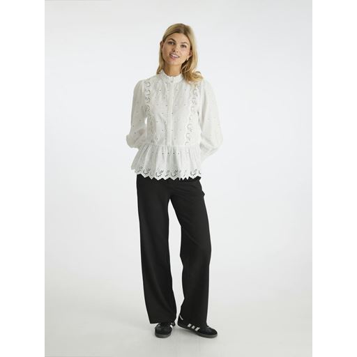 Neo Noir Mavianna Emb Bluse, White, 38