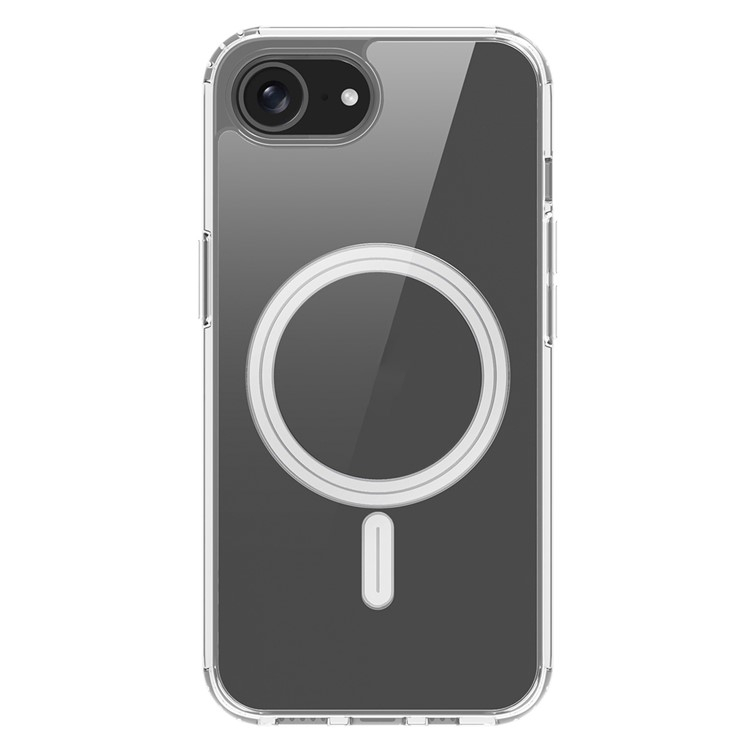 iPhone 16e MagSafe Hybrid Hardcase Hülle TPU Bumper   Kunststoff Rückseite - Transparent