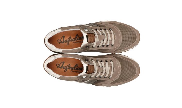 Australian Footwear Navarone leather Taupe combi