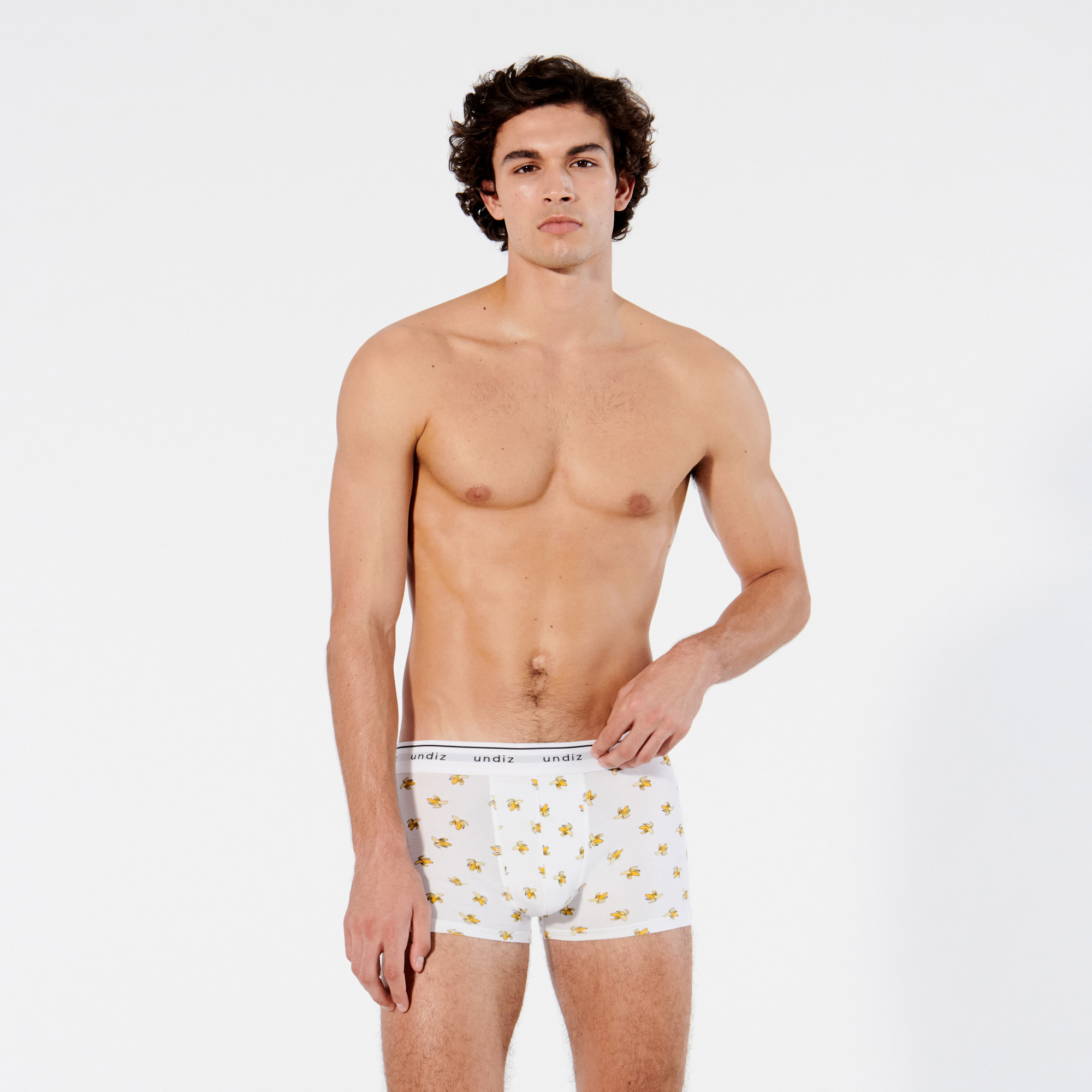 Boxer en coton à motifs bananes
