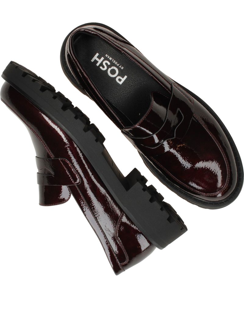 POSH by Poelman Loafers Rood Dames