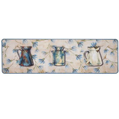 Tapis de cuisine motif pichets