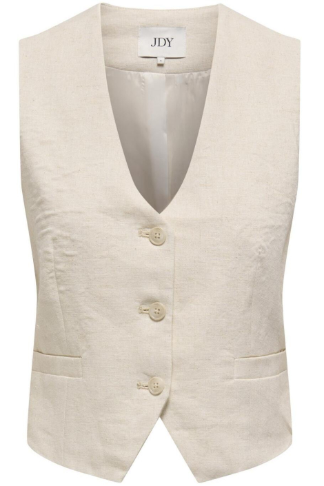 Jacqueline de Yong beige dames gilet