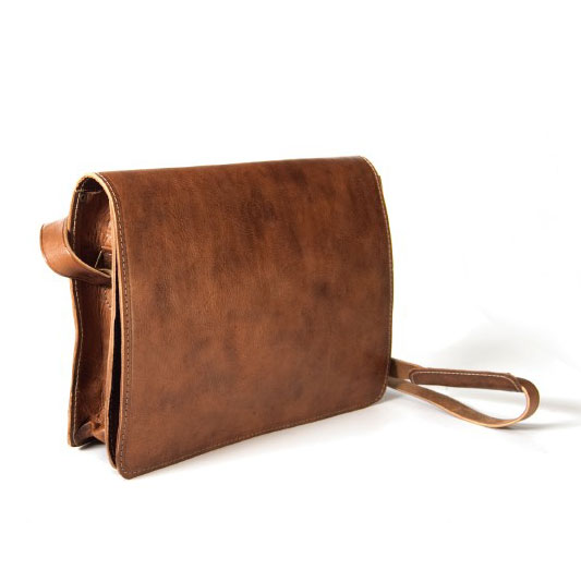 Messengertasche, hellbraun, B 52 cm, H 40 cm günstig bestellen