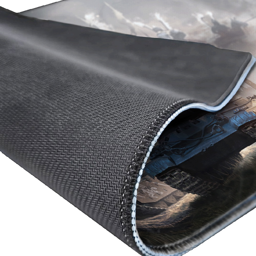 (90x42cm) World of Tanks Gaming Mauspad Mausmatte mit Rutschfester Unterseite - The Winged Warriors