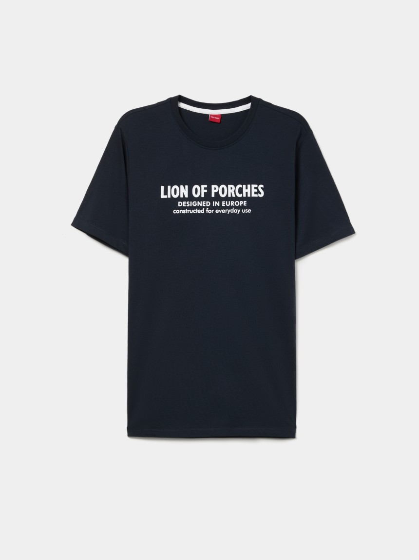 T-shirt de manga curta em algodão