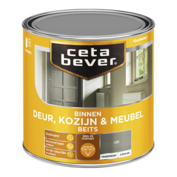 CetaBever Deur, Kozijn & Meubelbeits zijdeglans transparant lei 250 ml