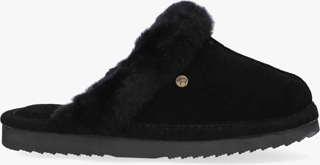 WARMBAT zwarte warmbat pantoffels lismore