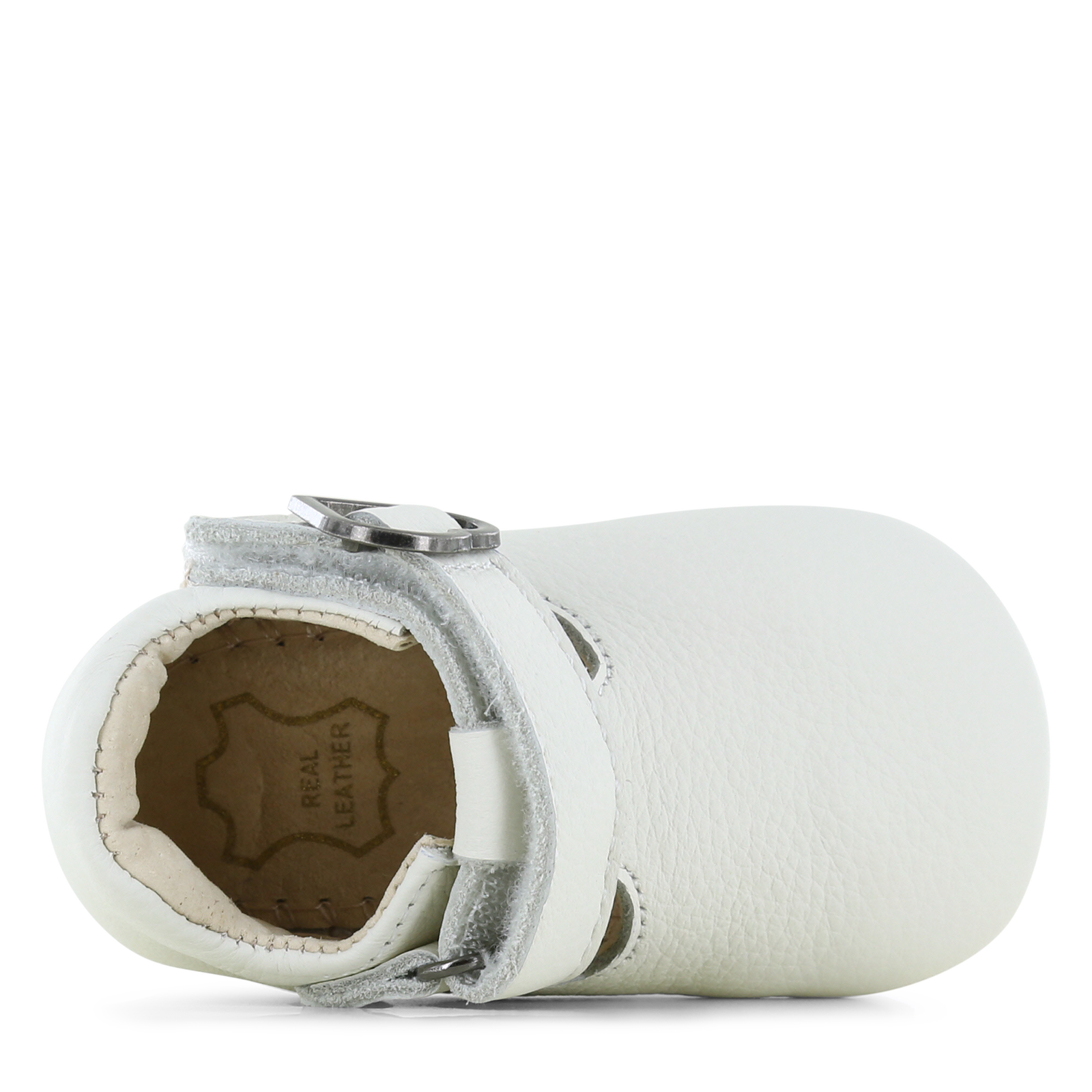 Shoesme weißer BABY-PROOF® T-Bar Schuh